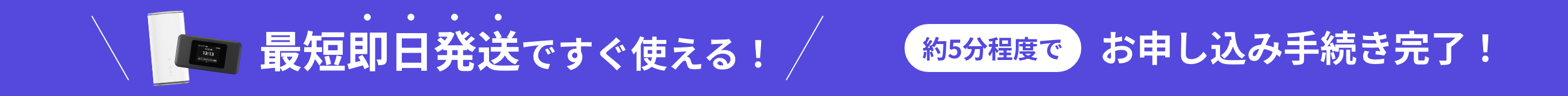 最短即日発送ですぐ使える
