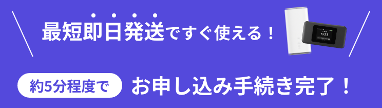 最短即日発送ですぐ使える